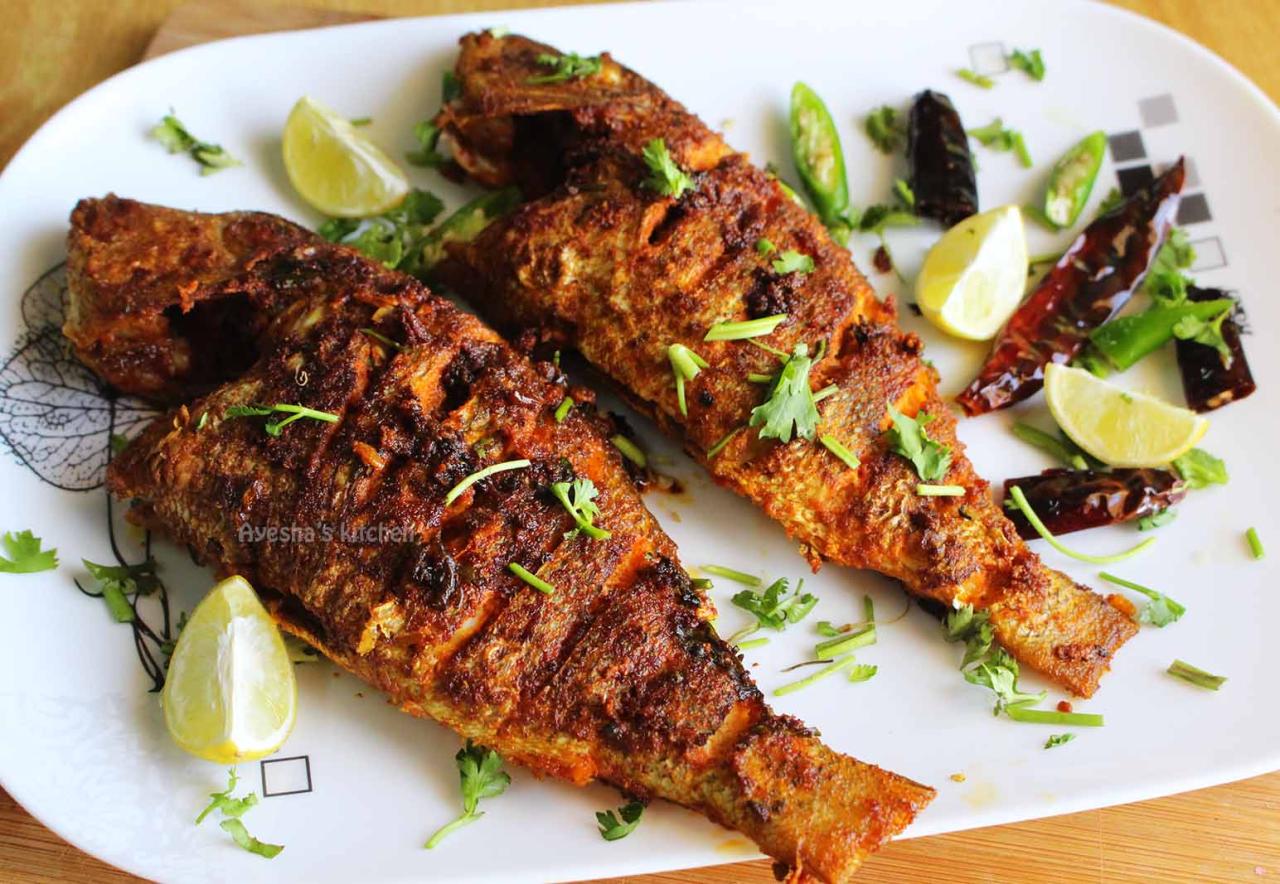 Fish fried fry tilapia recipe masala recipes